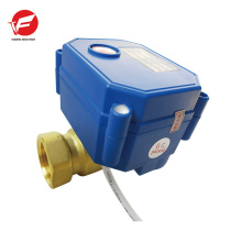 BSP 2 voies DN20 en laiton électrique robinet d&#39;eau pour appareils sanitaires